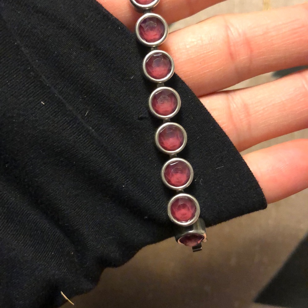 Touchstone Swarovski Maroon Ice Bracelet